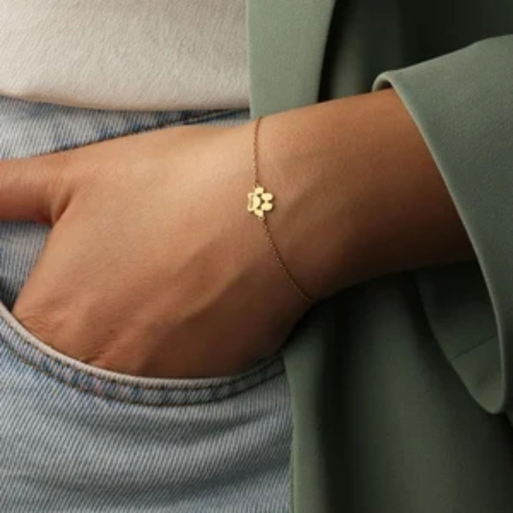 Pet™- Bracciale Personalizzato con Nome e Zampa